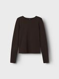 Name it SLIM FIT LONG SLEEVED TOP, Chocolate Brown, highres - 13248166_ChocolateBrown_003.jpg