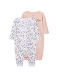 Name it 2-PACK MED BLIXTLÅSFÖRSEDD PYJAMAS, Bright White, highres - 13163206_BrightWhite_001.jpg