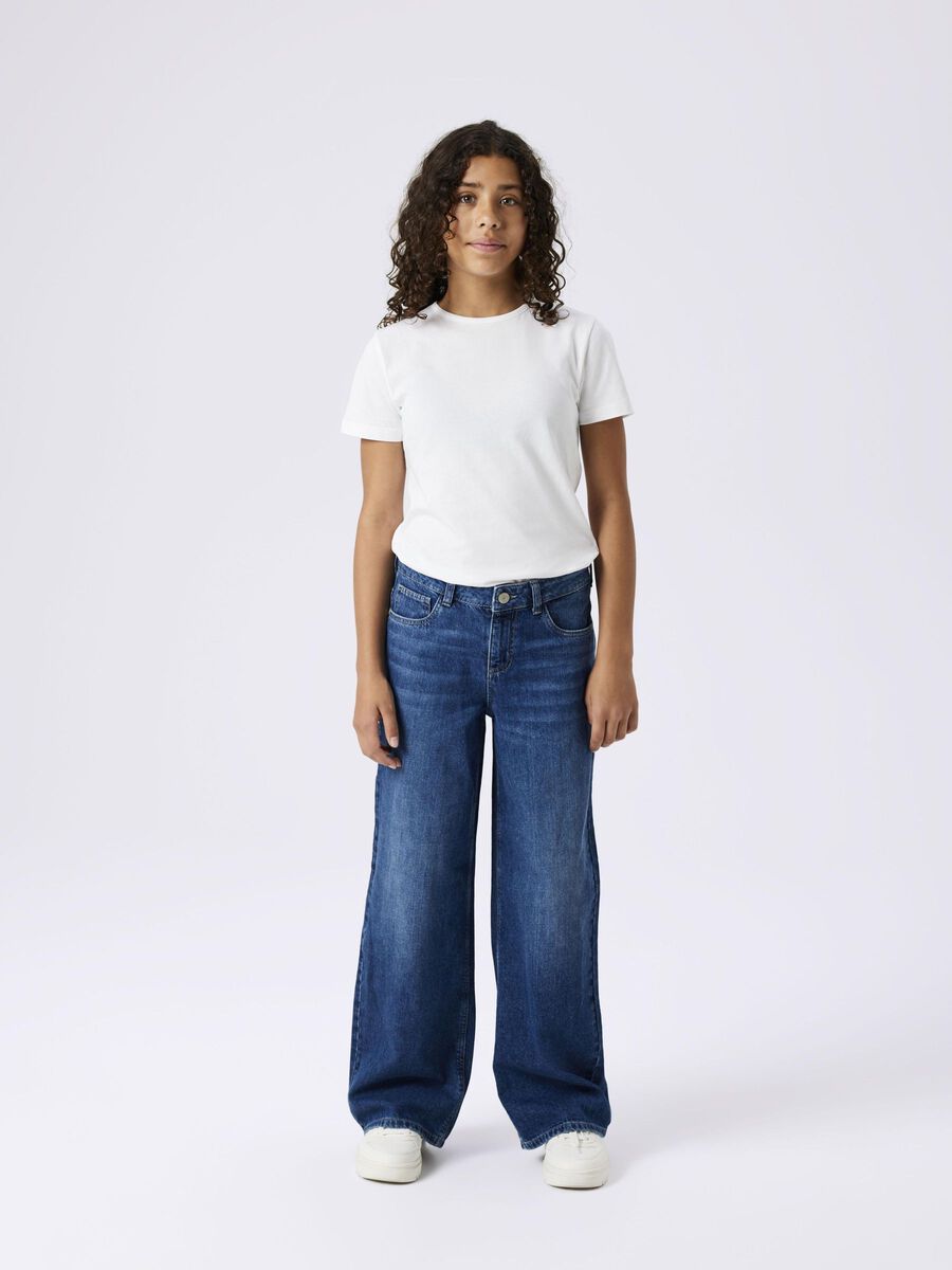 Carousel image 1 WIDE FIT JEANS, Medium Blue Denim