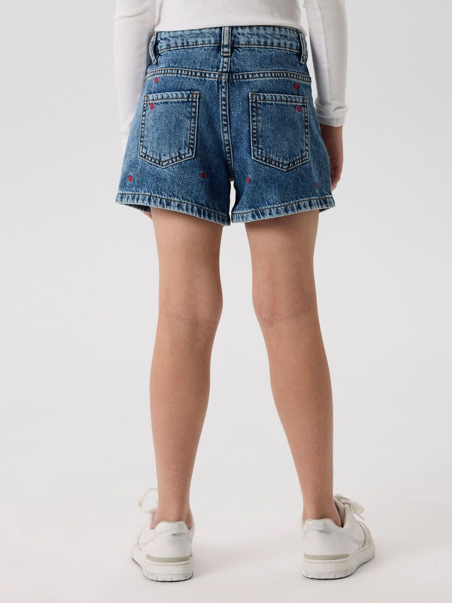 name it REGULAR FIT DENIM SHORTS, Medium Blue Denim, highres - 13229316_MediumBlueDenim_1103019_007.jpg