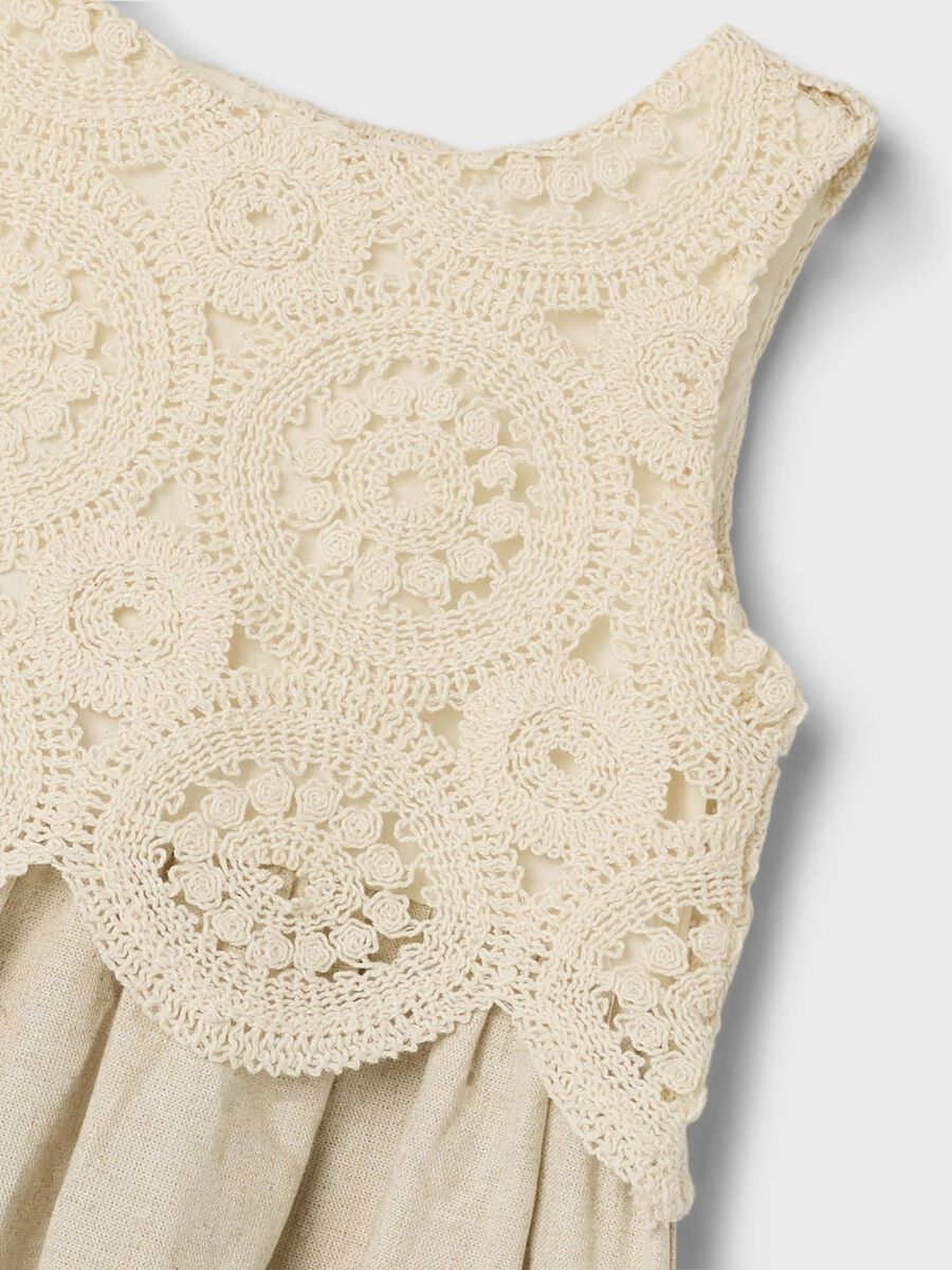 name it ÄRMELLOSES KLEID, Bleached Sand, highres - 13242274_BleachedSand_005.jpg