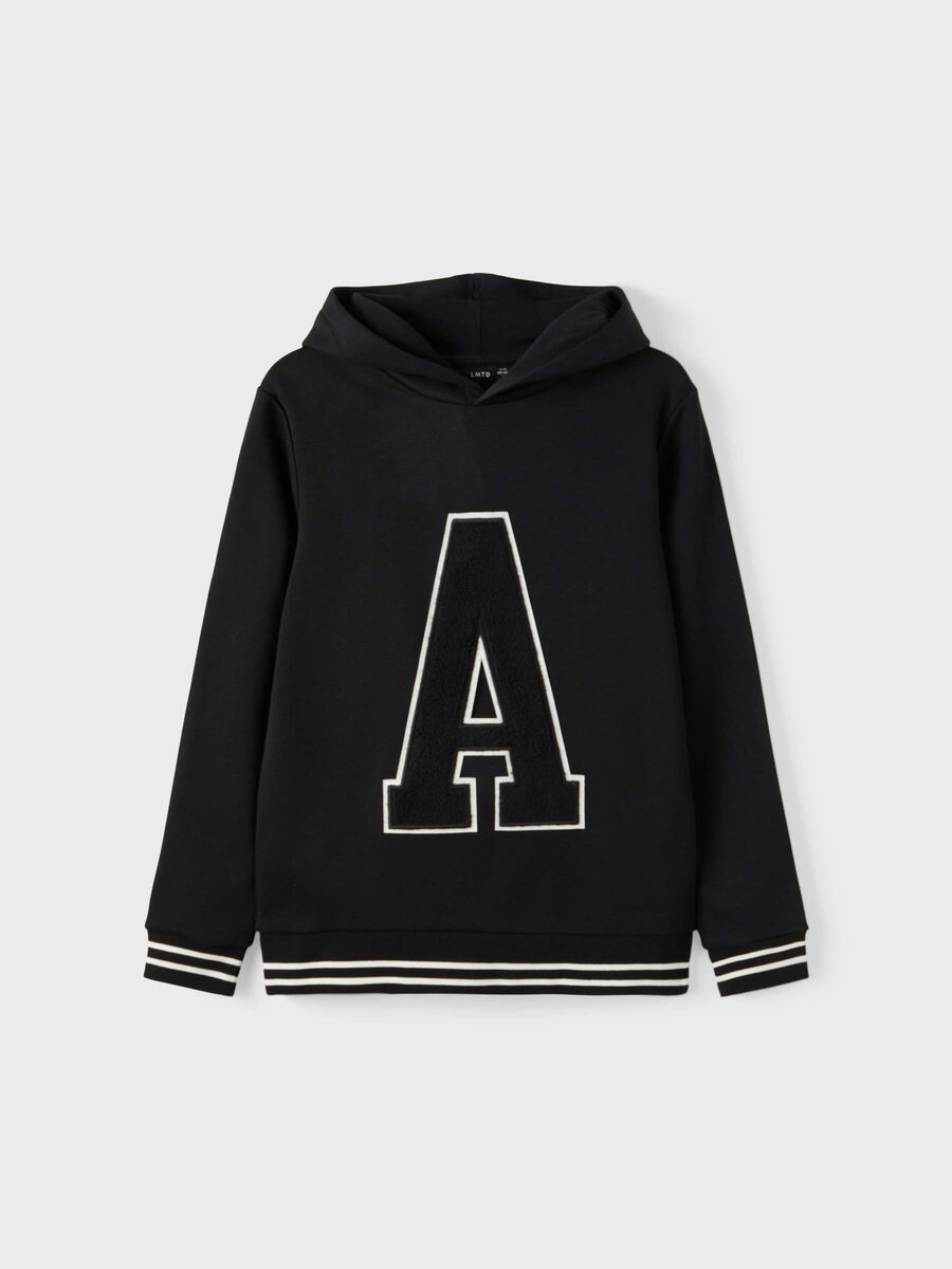 Name it A VARSITY SWEAT À CAPUCHE, Black, highres - 13204754_Black_003.jpg