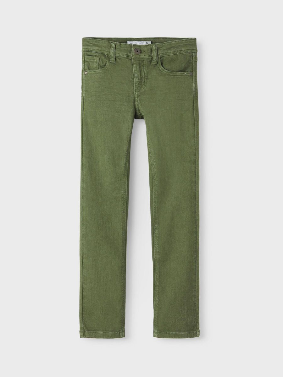 Name it X-SLIM FIT TWILL TROUSERS, Rifle Green, highres - 13181376_RifleGreen_003.jpg