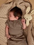 Product image thumbnail - SHORT SLEEVED ROMPER, Coca Mocha | 2