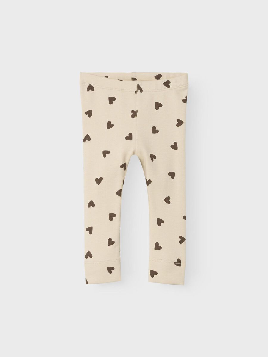 Carousel image 1 RIB KNIT LEGGINGS, Sandshell
