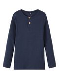 Name it RIB BUTTON LONG SLEEVED TOP, Dark Sapphire, highres - 13198045_DarkSapphire_001.jpg