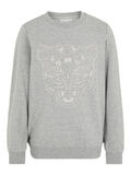 Name it TIGERSTICKEREI SWEATSHIRT, Grey Melange, highres - 13171487_GreyMelange_001.jpg