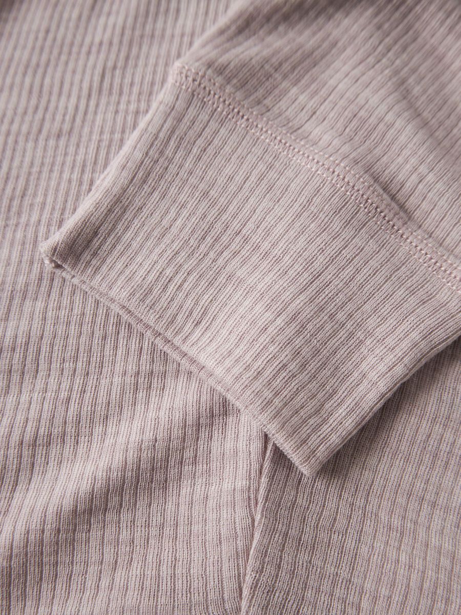 Carousel image 4 MERINO WOOL LEGGINGS, Violet Ice