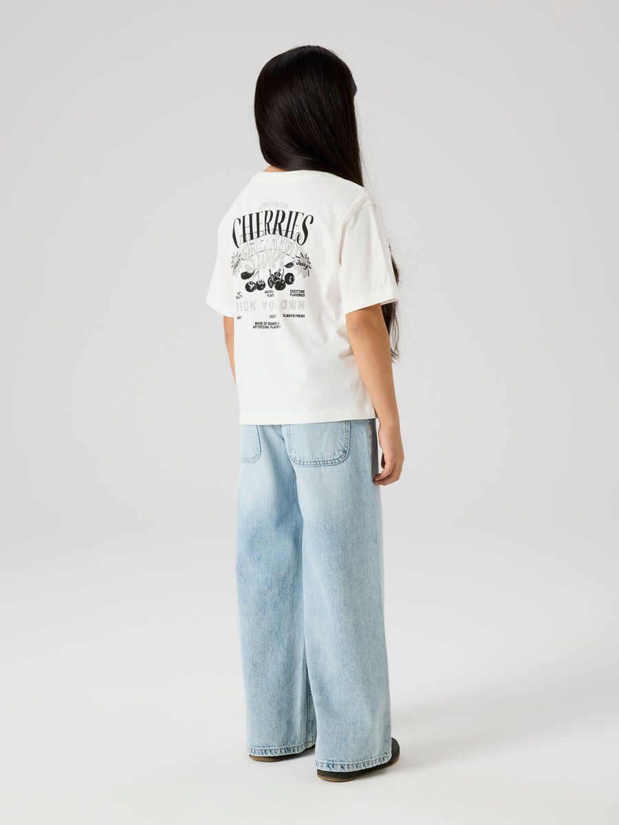 Carousel image - SKATER JEANS, Light Blue Bleached Denim | 3
