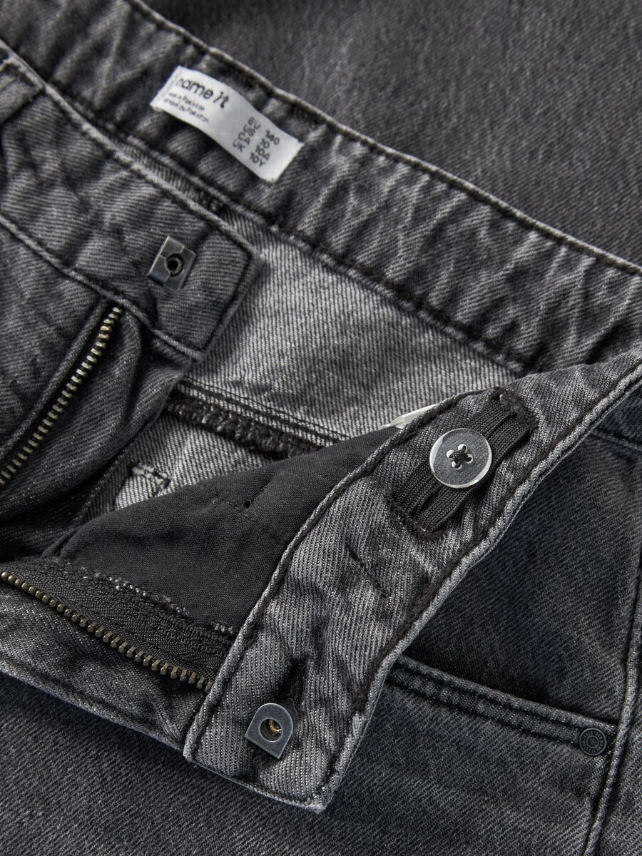 Carousel image 5 BARREL FIT JEANS, Medium Grey Denim