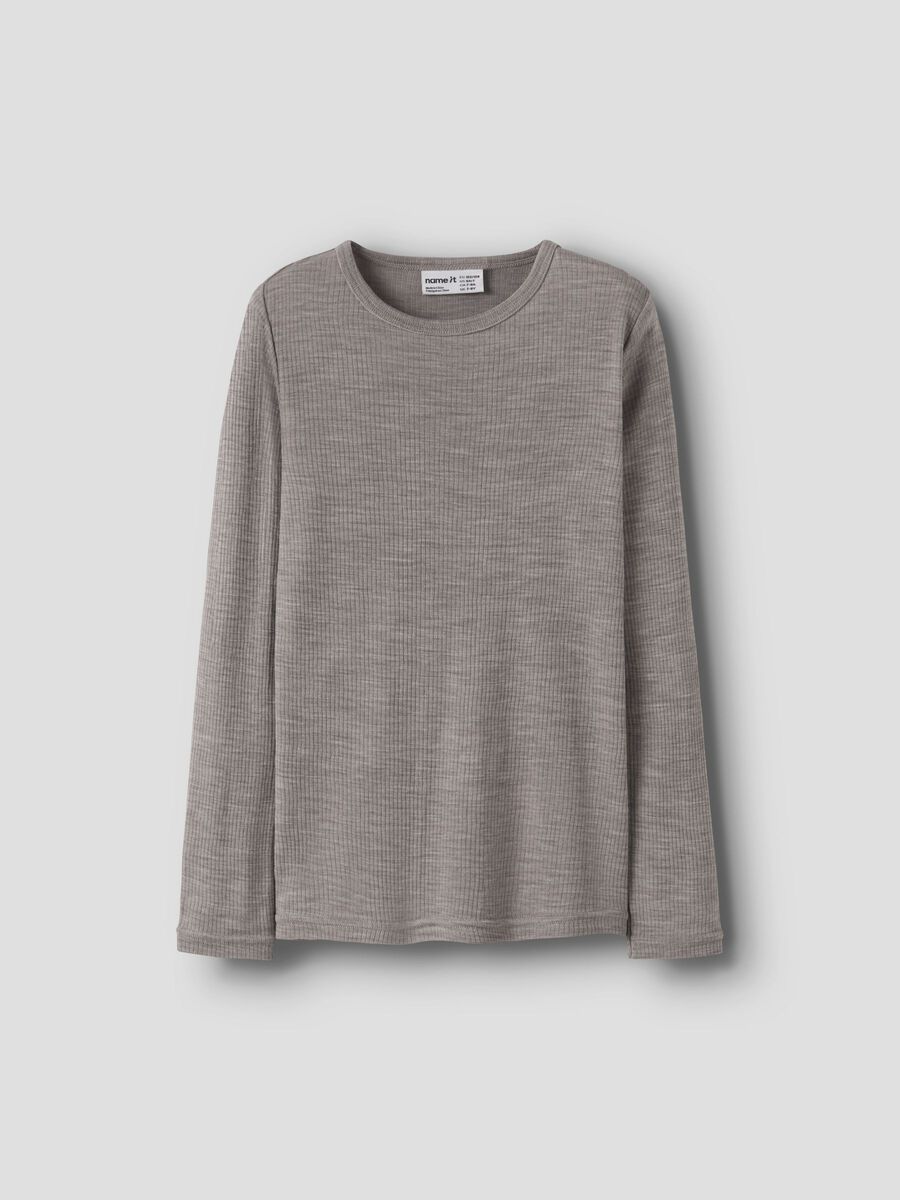 Carousel image 1 MERINO WOOL T-SHIRT, Satellite
