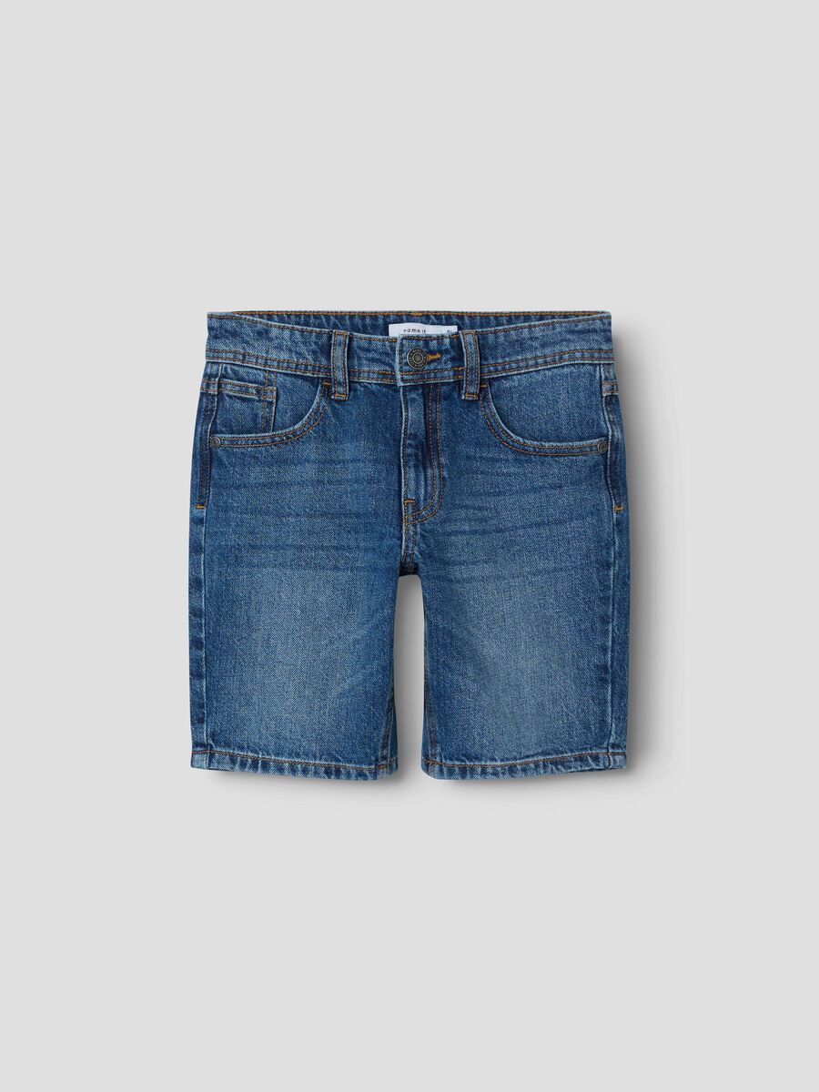 name it REGULAR FIT SHORTS, Medium Blue Denim, highres - 13240777_MediumBlueDenim_003.jpg