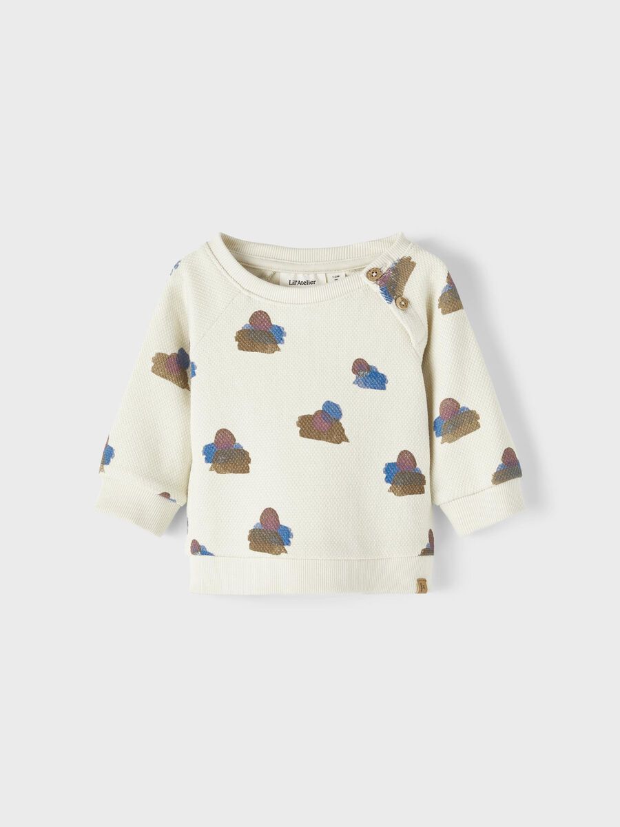name it LØS PASSFORM SWEATSHIRT, Turtledove, highres - 13221277_Turtledove_003.jpg