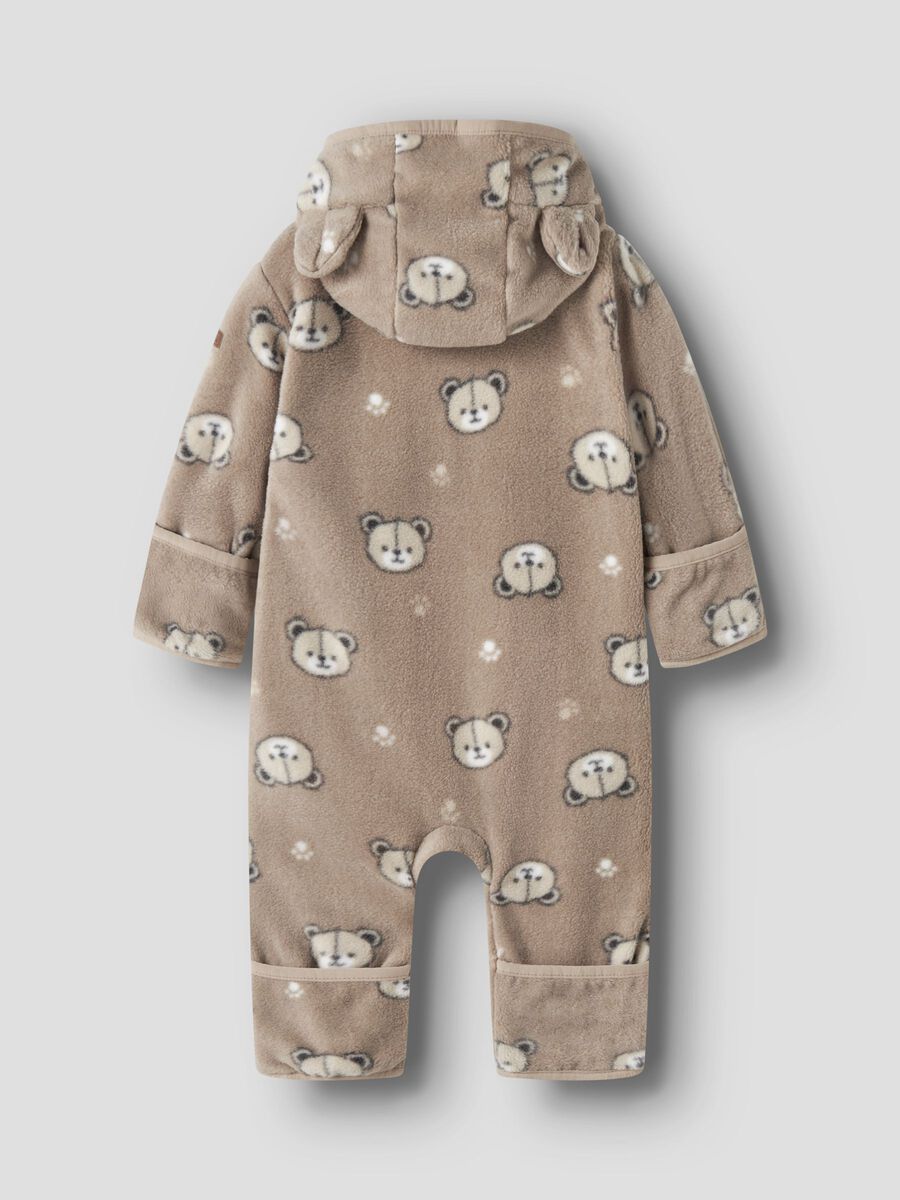 Carousel image 2 FLEECE ONE-PIECE SUIT, Silver Mink