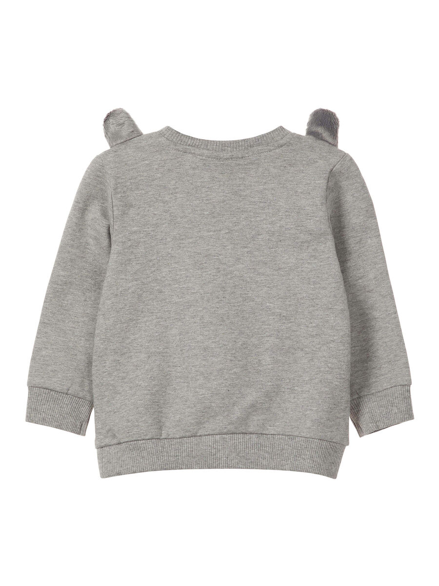 Name it BOMULLSSYDD SWEATSHIRT, Grey Melange, highres - 13161808_GreyMelange_002.jpg