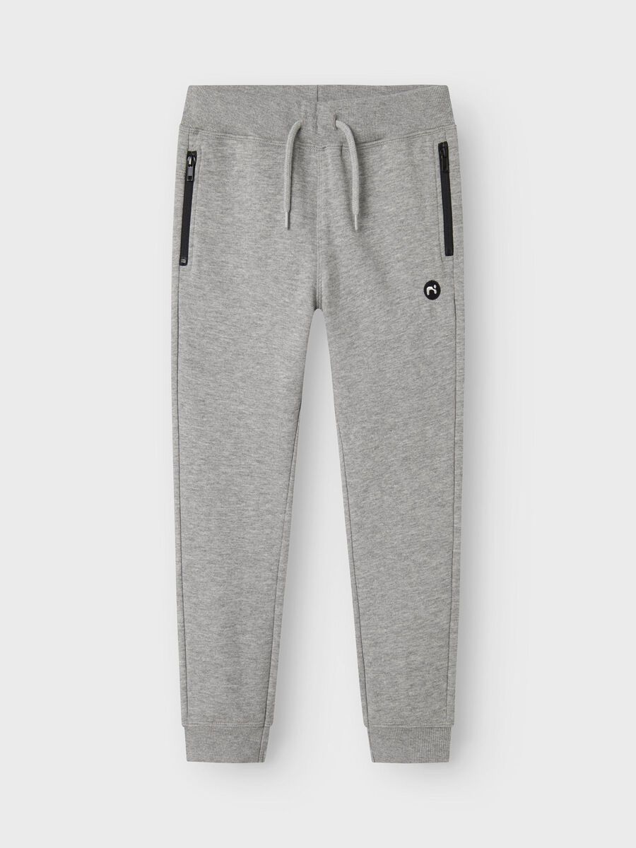 name it REGULAR FIT SWEATPANTS, Grey Melange, highres - 13220322_GreyMelange_003.jpg
