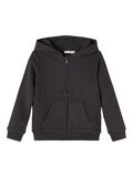 Name it LONG SLEEVED SWEAT CARDIGAN, Black, highres - 13194878_Black_001.jpg