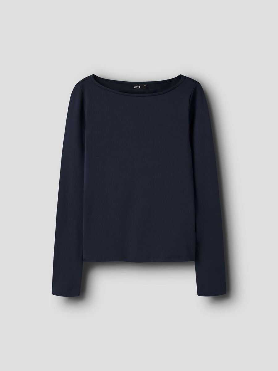 Product carousel image - SLIM FIT LONG SLEEVED TOP, Navy Blazer | 1