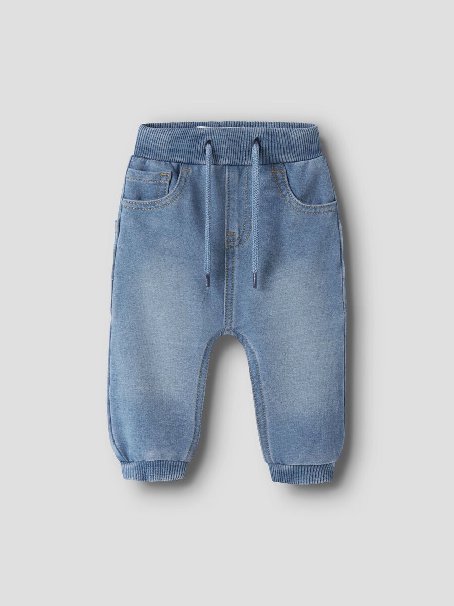 Carousel image 1 CORTE BAGGY, TRANSPIRABLE JEANS, Medium Blue Denim