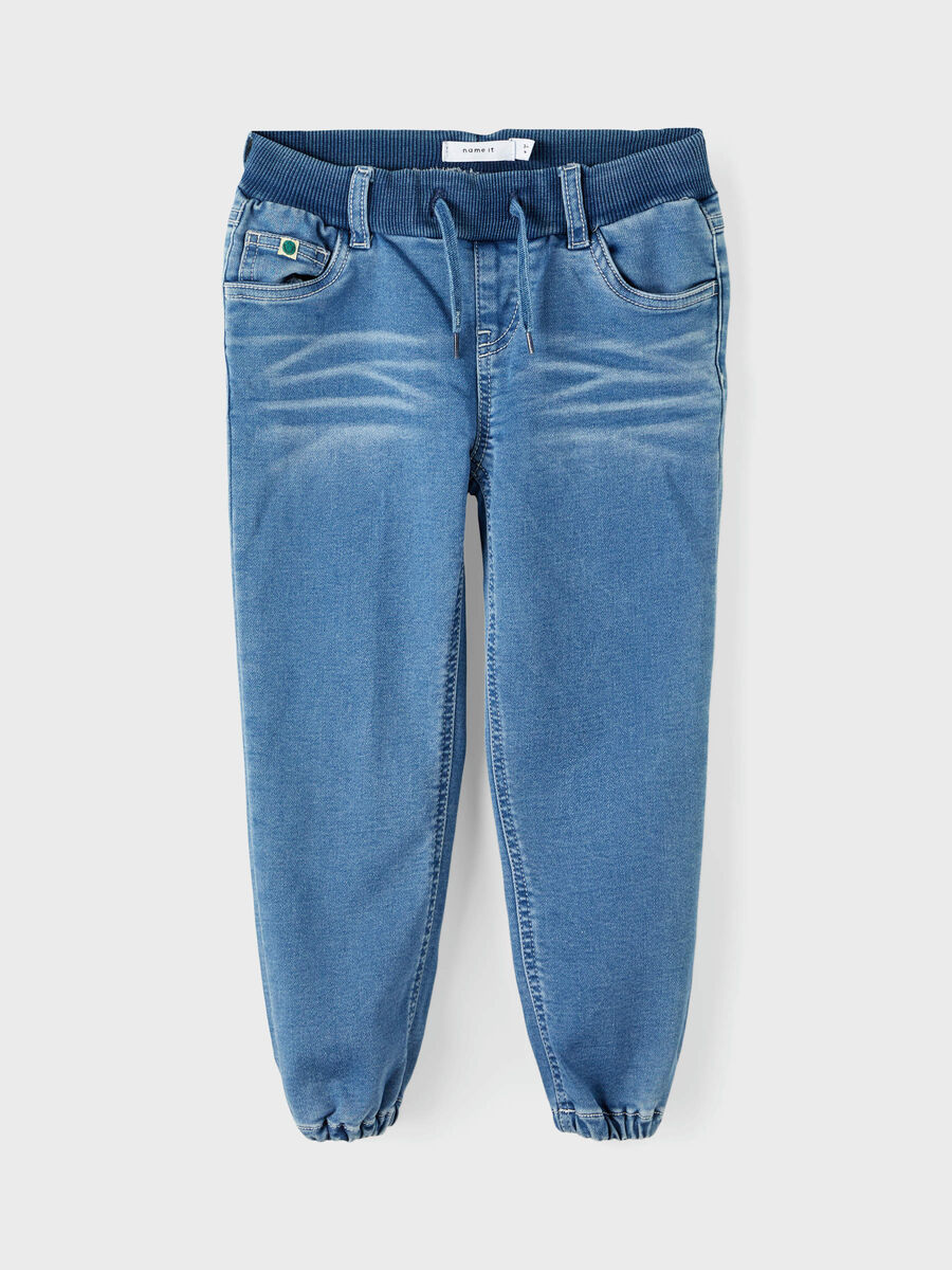 Name it DENIM BAGGY FIT SWEATPANTS, Medium Blue Denim, highres - 13198107_MediumBlueDenim_003.jpg