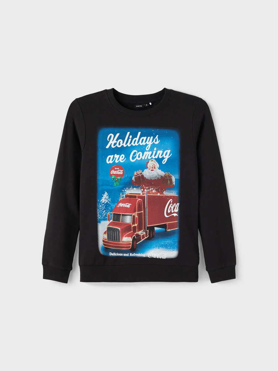 Name it COCA COLA CHRISTMAS SWEATSHIRT, Black, highres - 13196757_Black_003.jpg