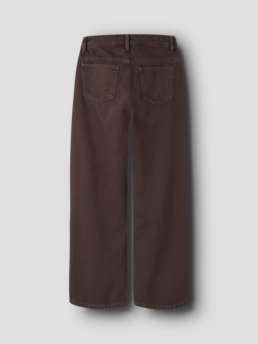Carousel image 4 WIDE LEG JEANS, Chocolate Plum