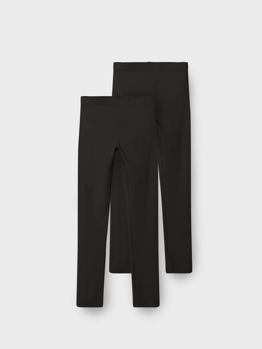 name it 2 PACK LEGGINGS, Black, highres - 13205781_Black_946487_003.jpg