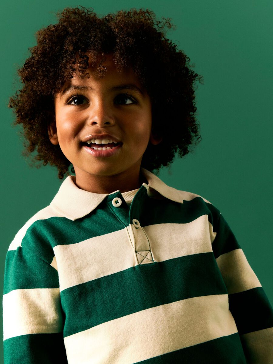 Product carousel image 1 POLO SWEATSHIRT, Evergreen