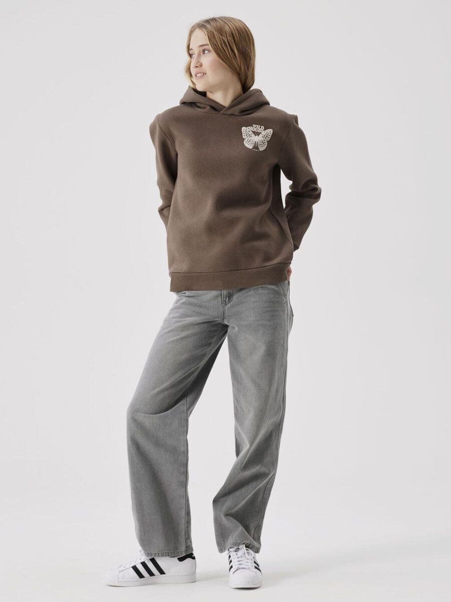 Name it RELAXED FIT HOODIE, Chocolate Chip, highres - 13233214_ChocolateChip_1130047_007.jpg