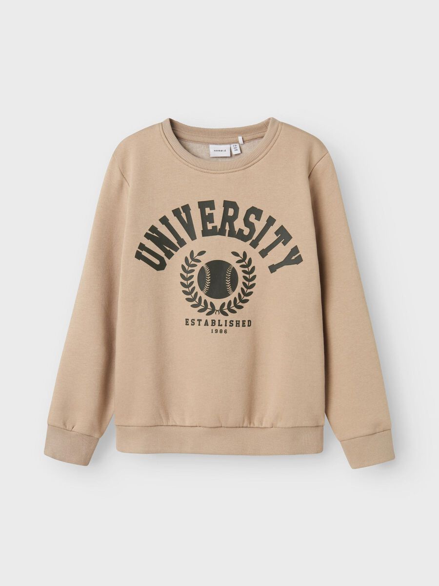 name it REGULAR FIT SWEATSHIRT, Pure Cashmere, highres - 13227980_PureCashmere_003.jpg