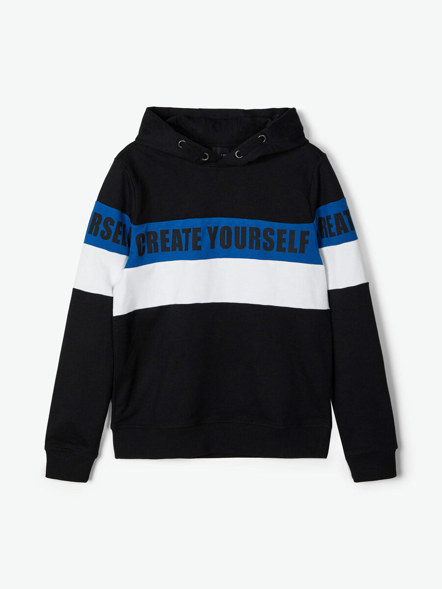 Name it CON ESTAMPADO COLOR BLOCK SUDADERA, Black, highres - 13177146_Black_003.jpg