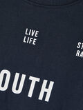Product image thumbnail - REGULAR FIT LONG-SLEEVED T-SHIRT, Dark Sapphire | 3