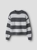 Product image thumbnail - &Agrave; MANCHES LONGUES PULL EN MAILLE, Dark Grey Melange | 1