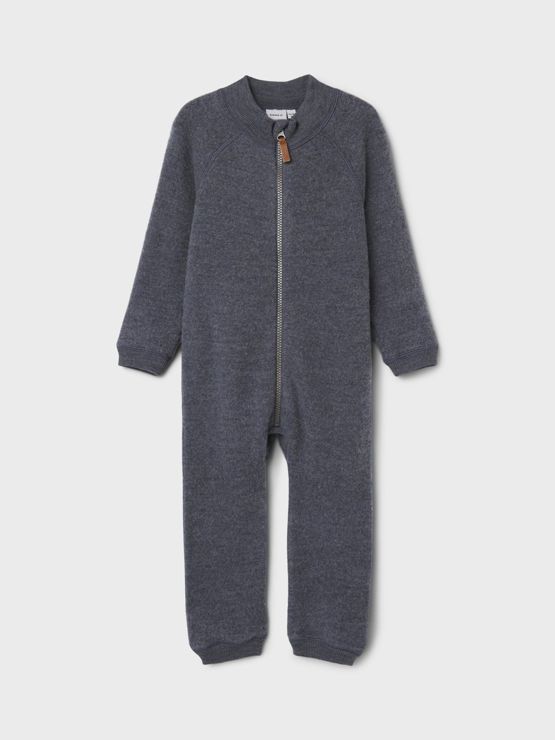 MERINO WOOL ONE PIECE SUIT Toddler Boys Blue NAME IT France