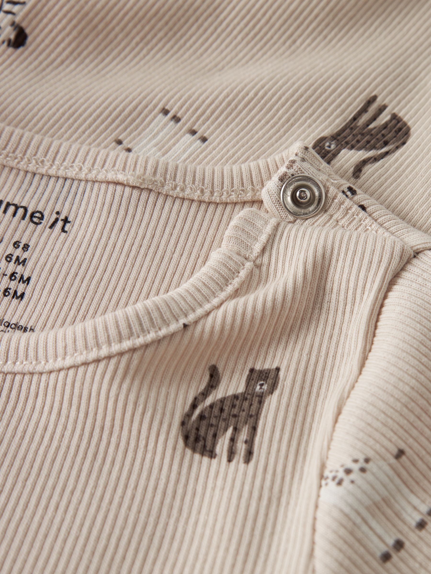 ORGANIC COTTON ROMPER - Baby | White | NAME IT