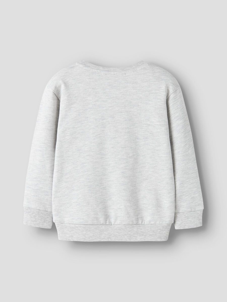 Product carousel image 2 ORGANIC COTTON SWEATSHIRT, Light Grey Melange