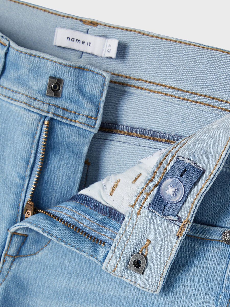 name it SLIM FIT SWEAT JEANS, Light Blue Denim, highres - 13190372_LightBlueDenim_005.jpg