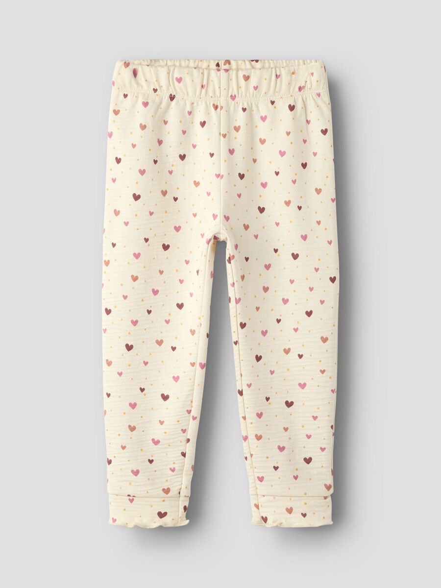 Product carousel image - PRINTED SWEATPANTS, Almond Milk | 2