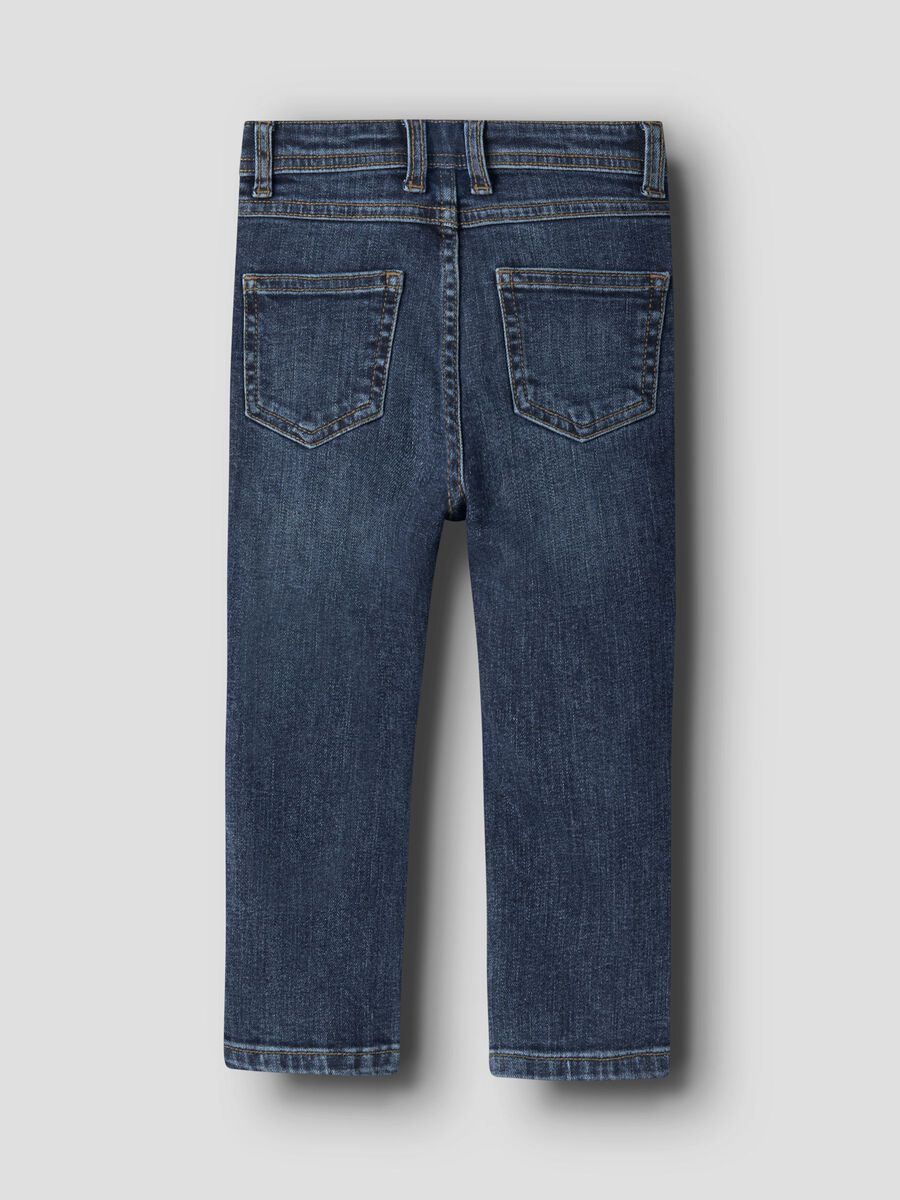 Carousel image 4 SLIM FIT JEANS, Dark Blue Denim