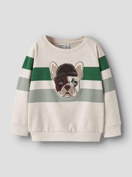 name it REGULAR FIT SWEATSHIRT, Peyote Melange, highres - 13258496_PeyoteMelange_003.jpg