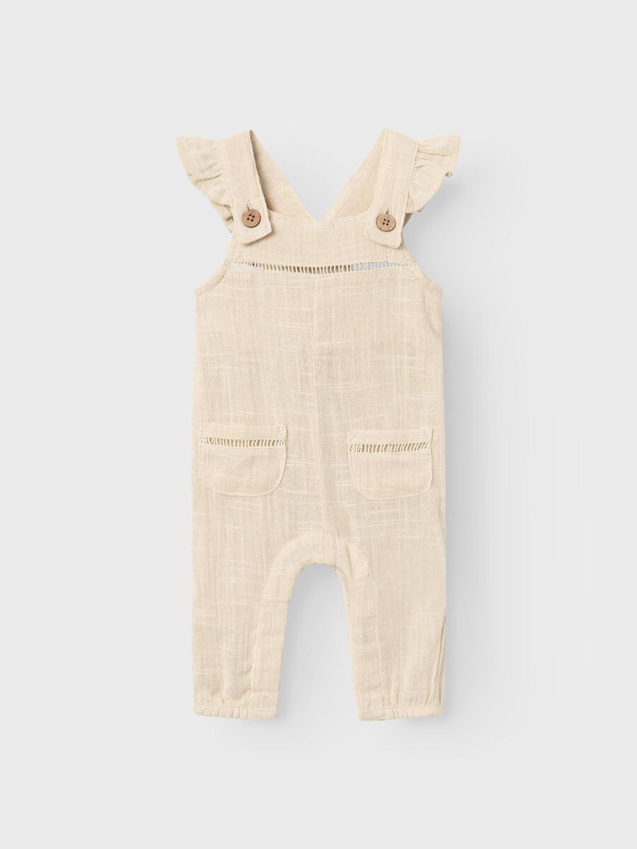Name it LOOSE FIT OVERALLS, Bleached Sand, highres - 13230627_BleachedSand_003.jpg