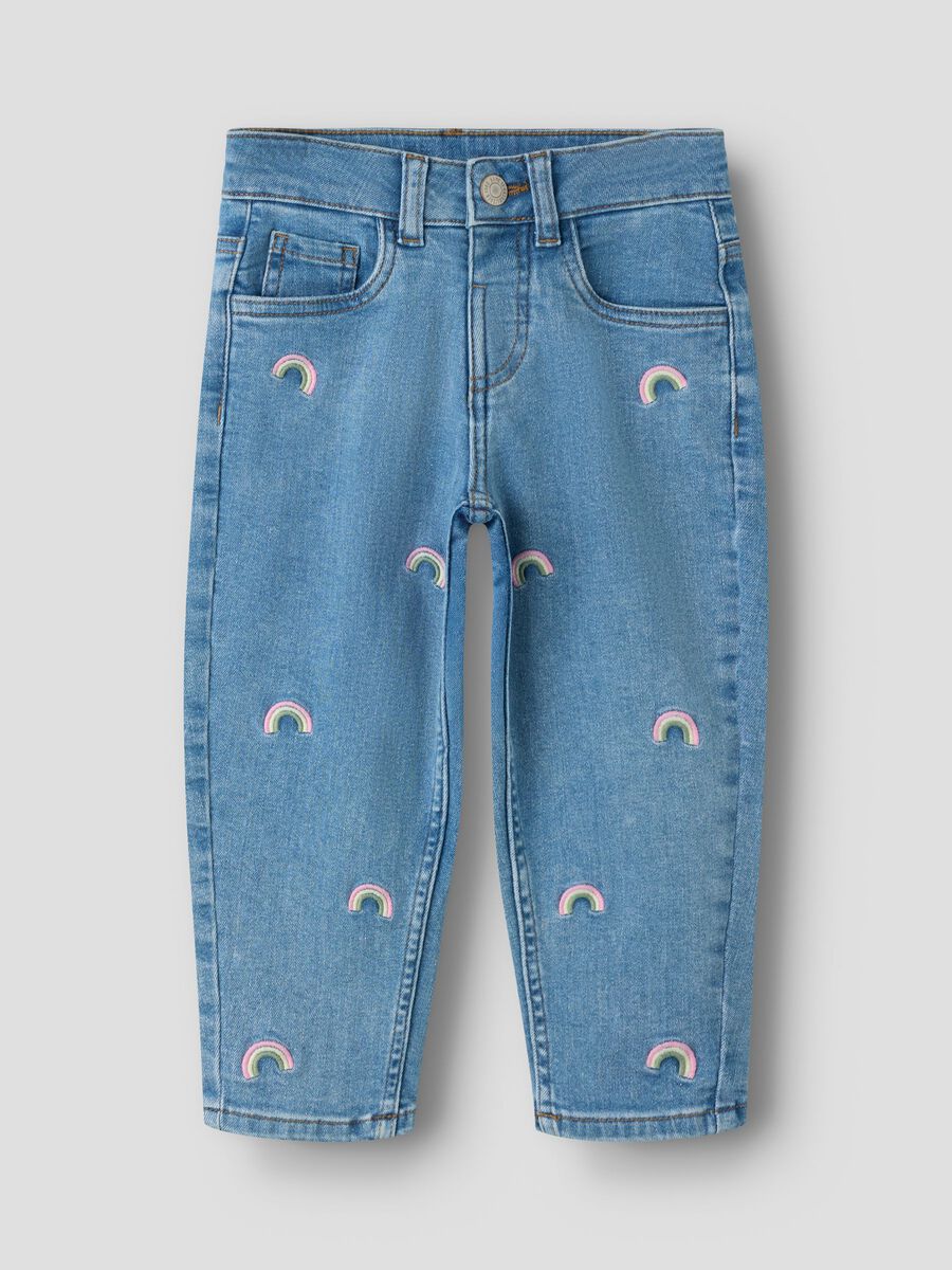 Product carousel image 1 MOM FIT JEANS, Medium Blue Denim