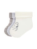 Name it 3-PACK MED STRUMPOR, Grey Melange, highres - 13158106_GreyMelange_001.jpg