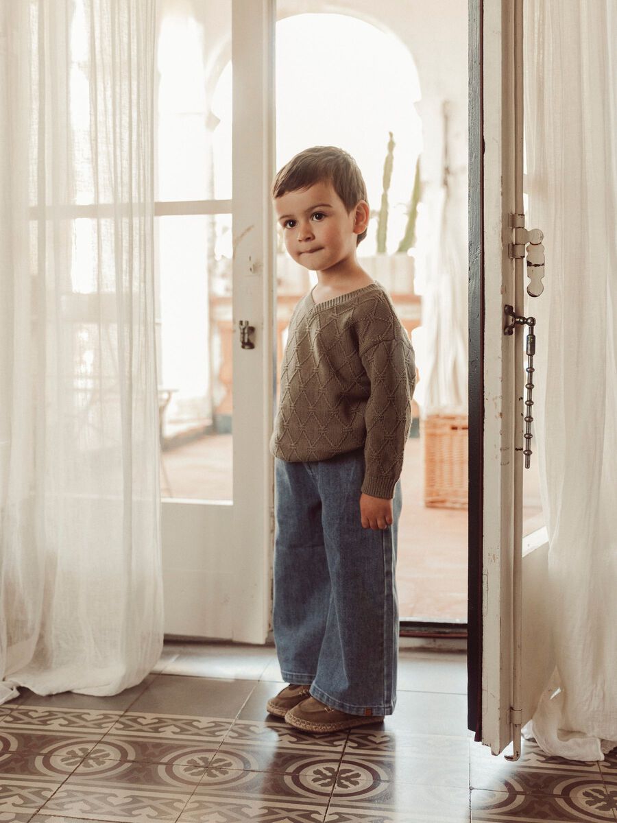 Carousel image - BAGGY FIT JEANS, Medium Blue Denim | 7