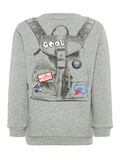 Name it PRINTET SWEATSHIRT, Grey Melange, highres - 13169041_GreyMelange_002.jpg