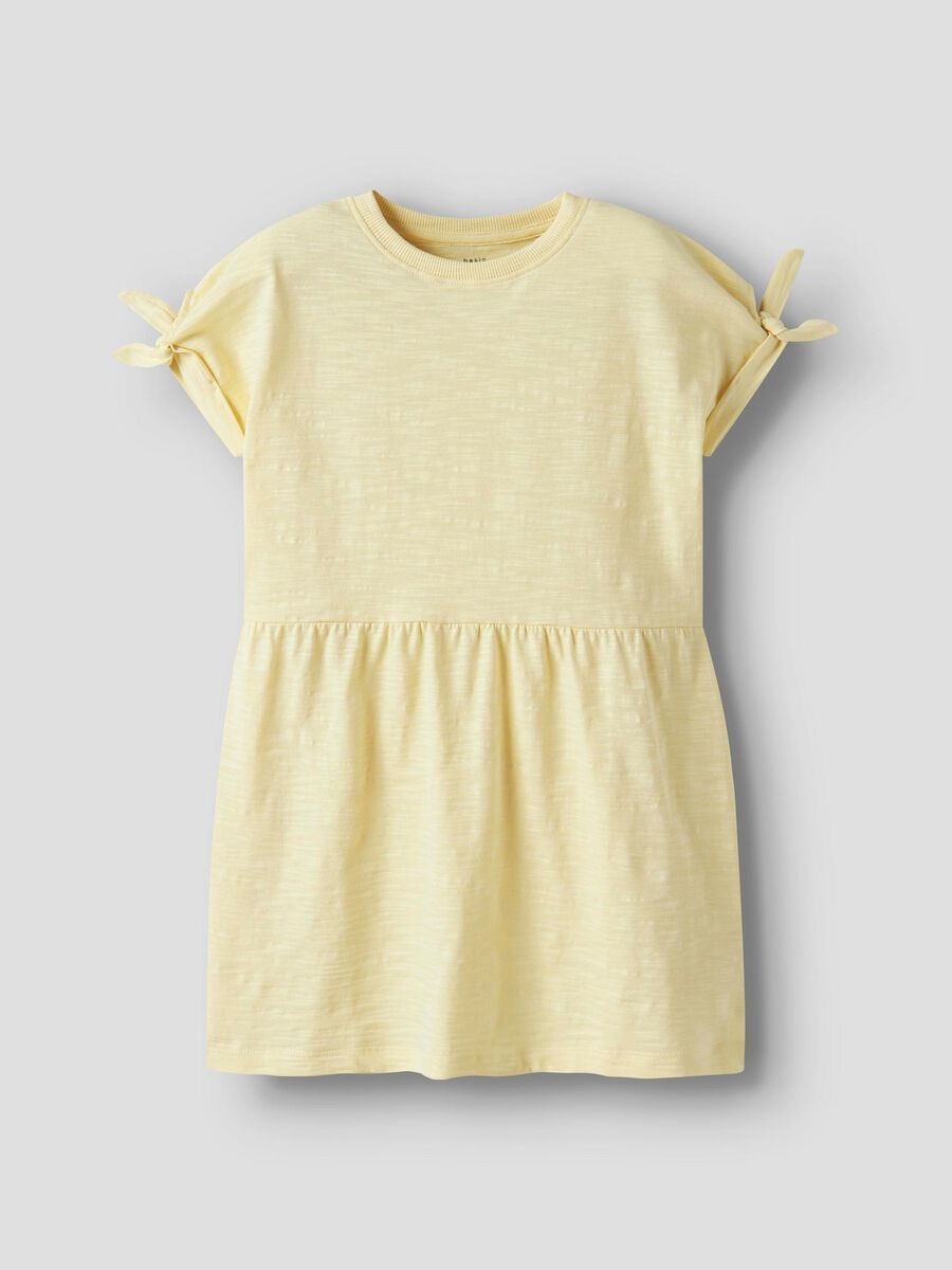 Name it KORTE MOUWEN JURK, Pastel Yellow, highres - 13241656_PastelYellow_003.jpg