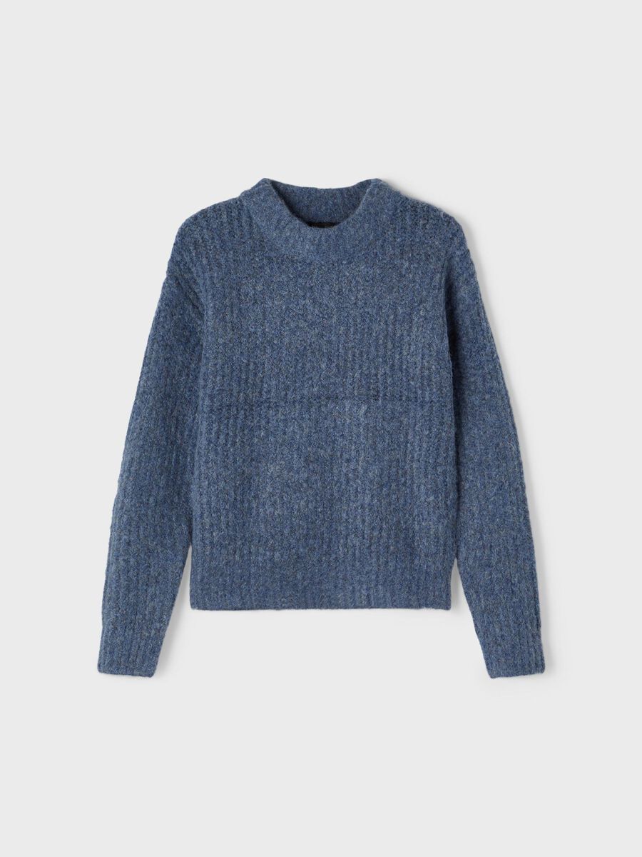 Name it LONG SLEEVED KNITTED JUMPER, Dusty Blue, highres - 13197945_DustyBlue_003.jpg