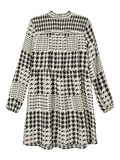 Name it HOUNDSTOOTH CHECKED DRESS, Black, highres - 13185909_Black_001.jpg