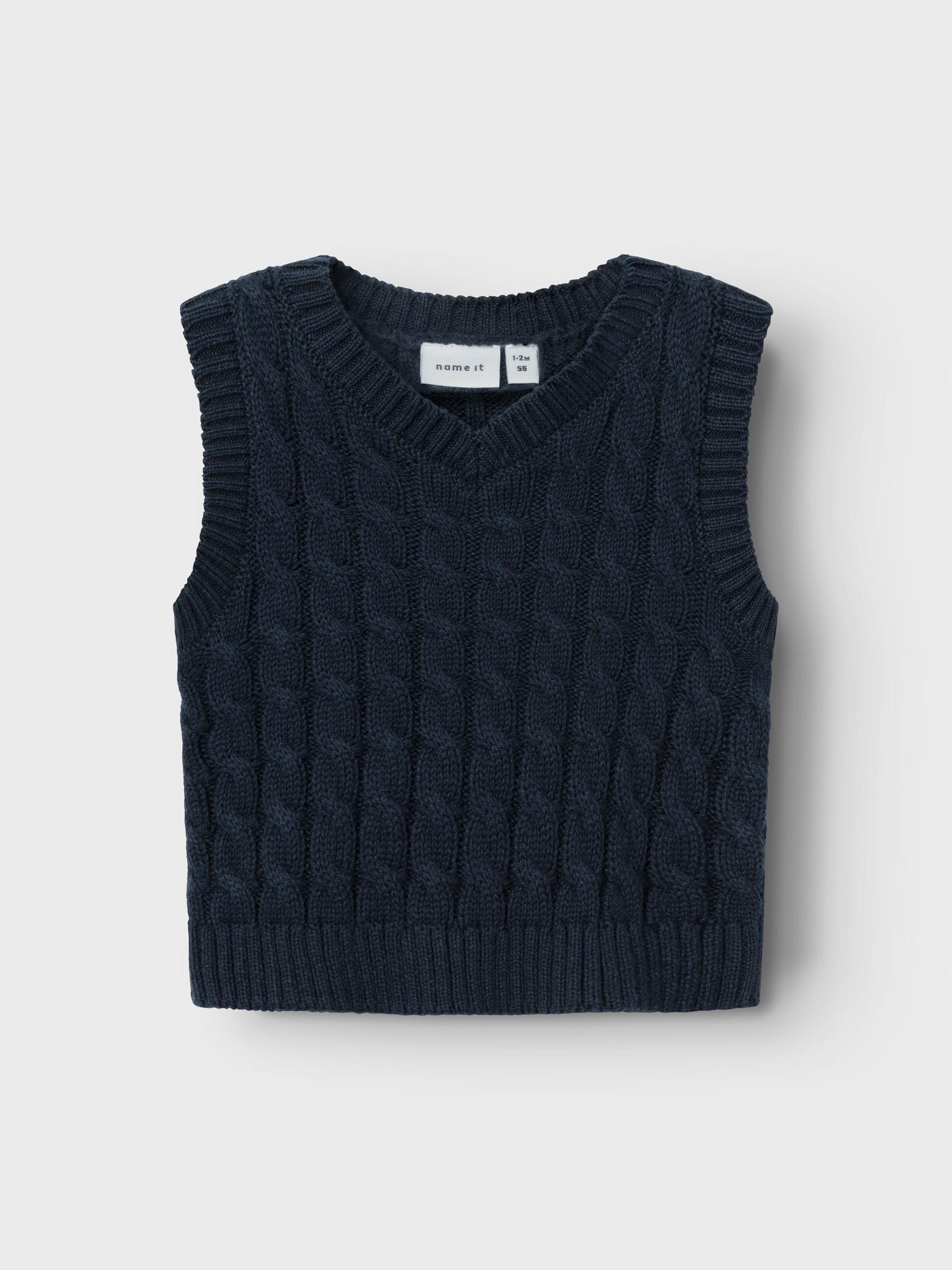 Womens black discount knitted waistcoat