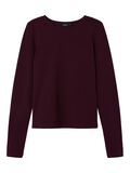 Name it SLIM FIT TOP MED LANGE ÆRMER, Windsor Wine, highres - 13248166_WindsorWine_001.jpg